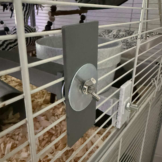 Large Support Washer for Wide-Bar Cages 10 cm x 4 cm