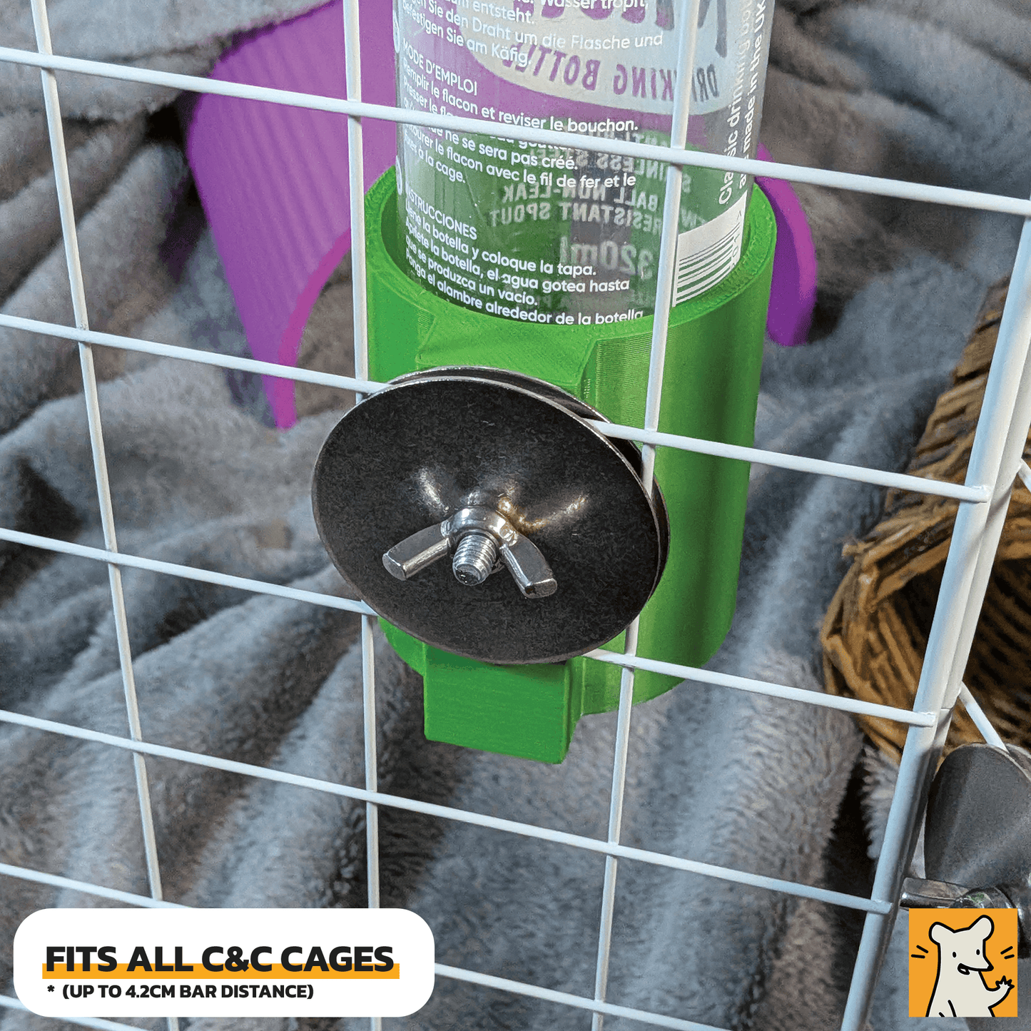 C&C Cage Water Bottle Holder for Classic Crystal Deluxe Bottles