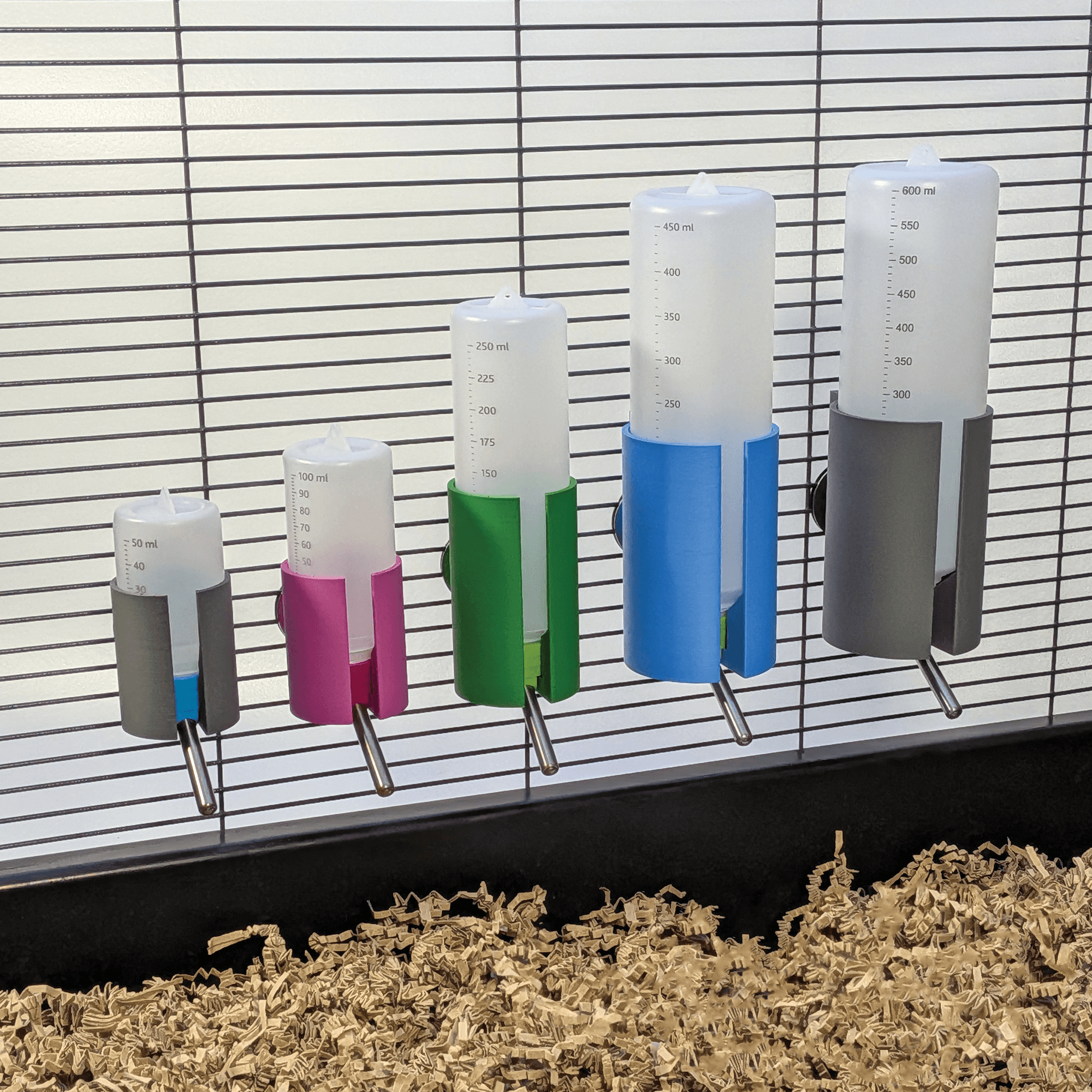 Cage Water Bottle Holder for Duvo+ and Trixie Bottles