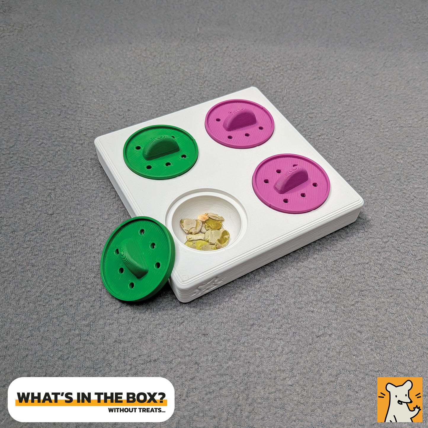 Small Foraging Puzzle Toy 12 x 12 cm