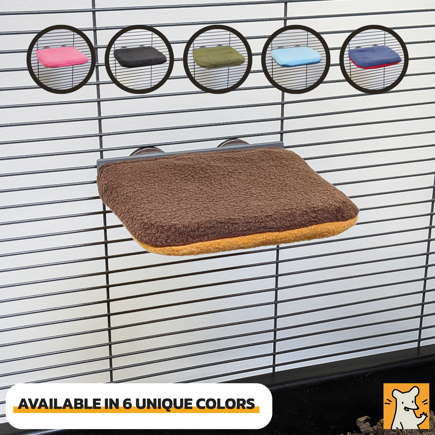 Fleece Hoes voor Groot Rattenkooi Platform 14 x 14 cm