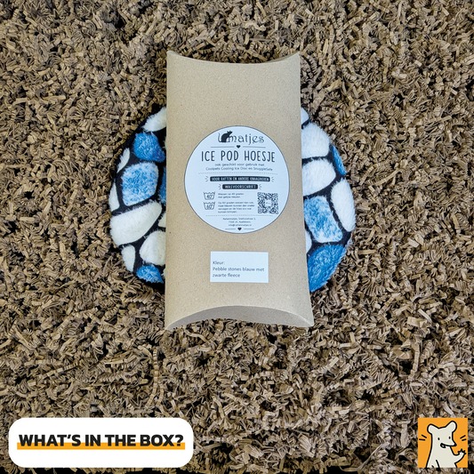 Blue Pebbles Fleece Hoes voor Ice Pod & SnuggleSafe