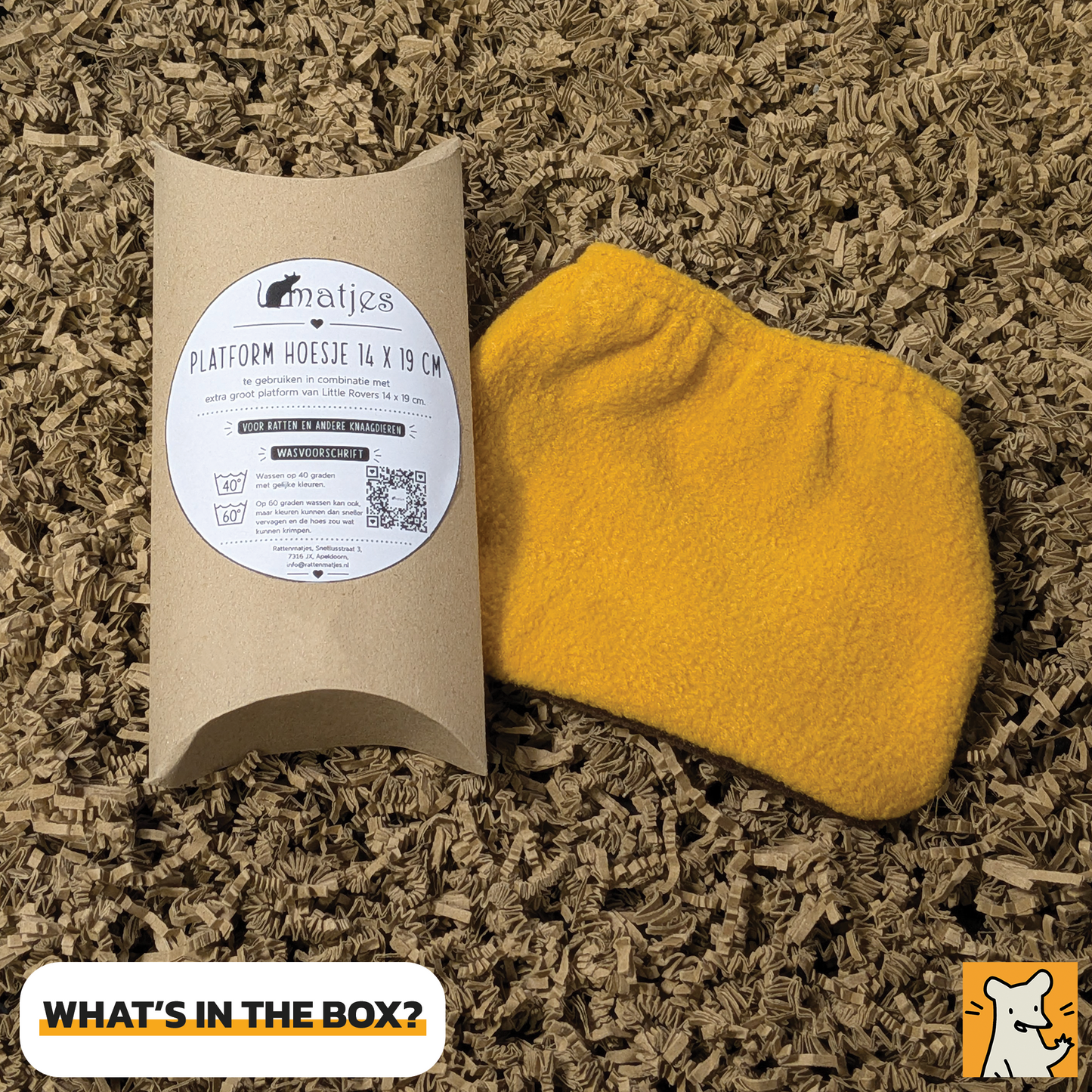 Fleece Sleeve for Extra Large Rat Cage Platform 19 x 14 cm