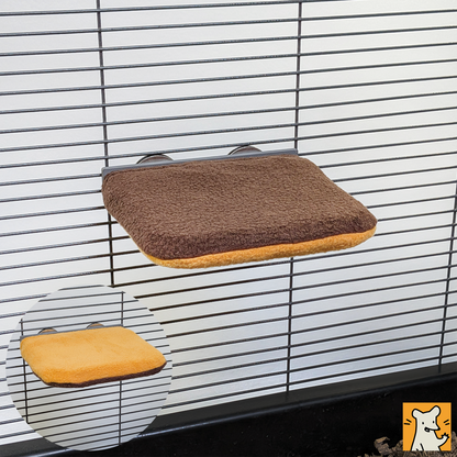 Fleece Hoes voor Groot Rattenkooi Platform 14 x 14 cm